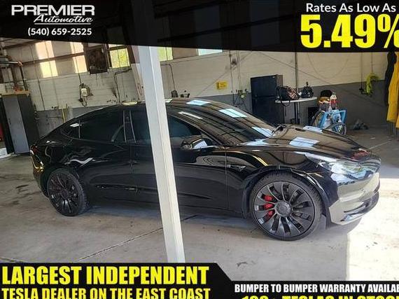 TESLA MODEL 3 2022 5YJ3E1EC4NF239017 image